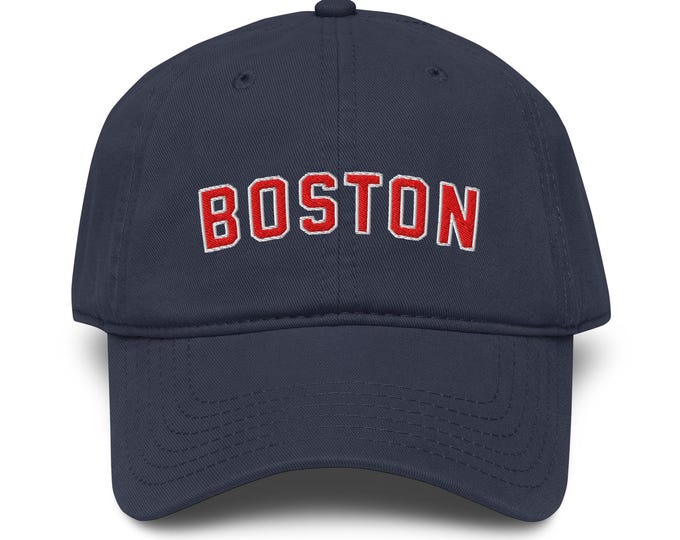 Boston Sports Hat • Fenway Park Baseball Cap • Boston Hockey Dad Hat • Celtic Fan Hat