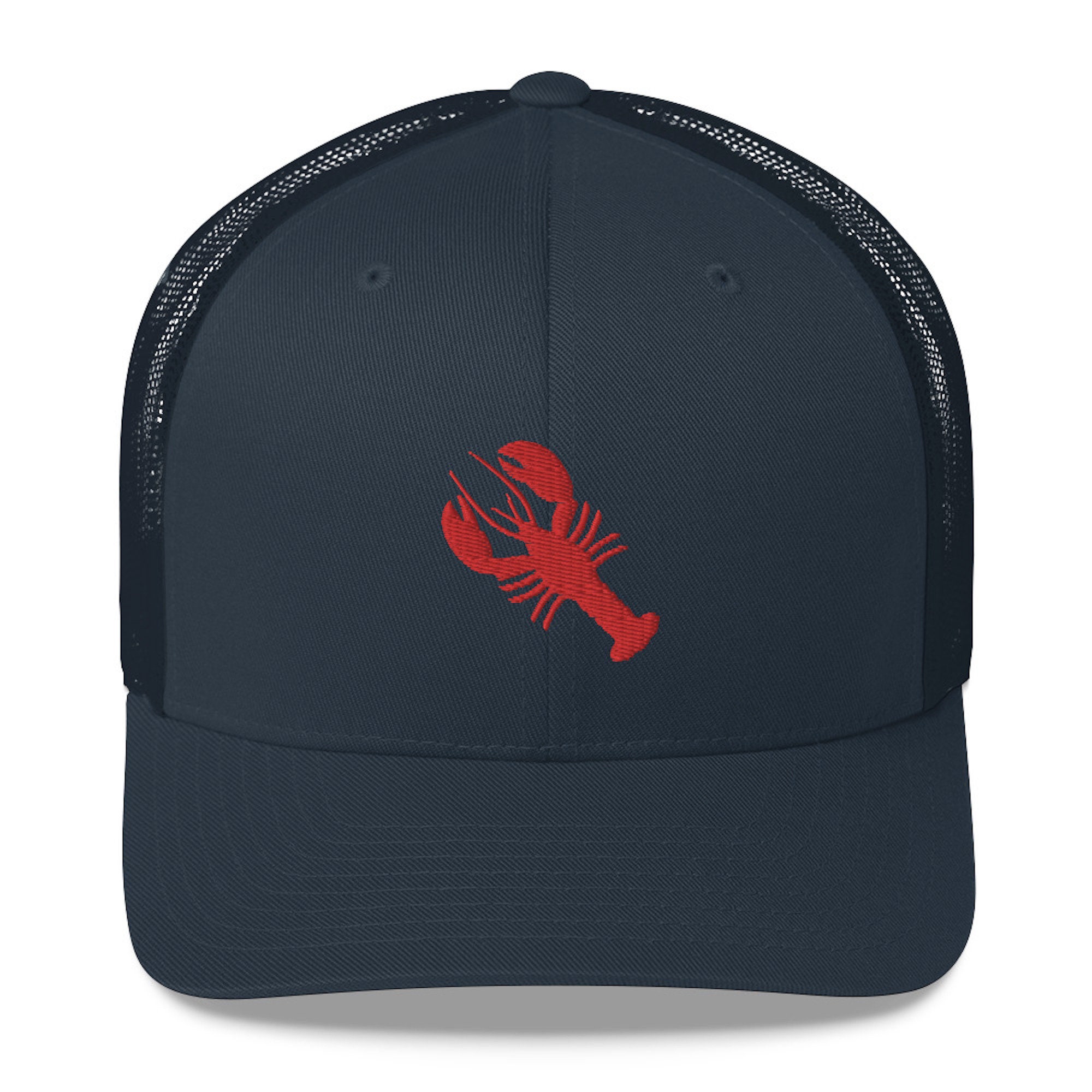 Maine Lobster Hat Lobsterman Retro Trucker Hat Baseball Cap Etsy