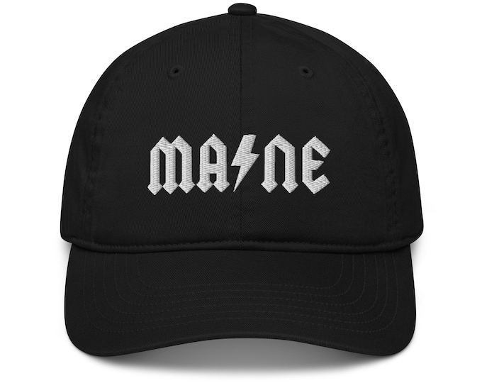 Maine ACDC Organic Cotton Dad Hat – Mainer Gift