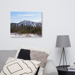 Impresión de Sugarloaf Mountain – Fotografía de montaña de esquí de Maine, paisaje invernal imagen 5