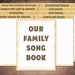Printable Blank Family Song Book - Etsy