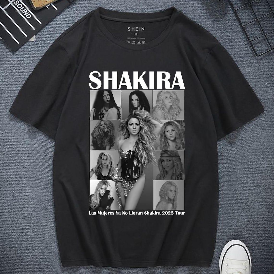 Las Mujeres Ya No Lloran Shakira 2025 Tour Shirt, Shakira Fan Shirt