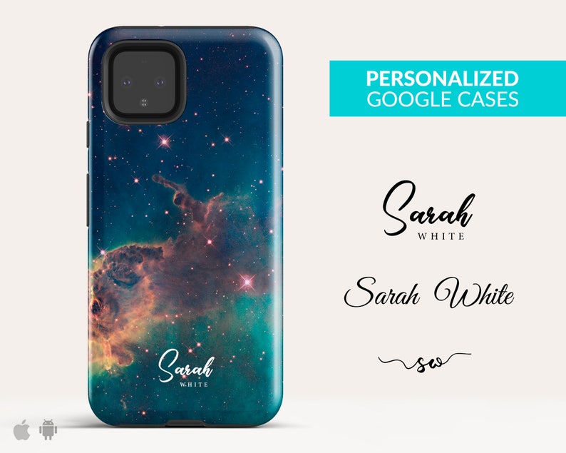 MB25 Space /& Stars Google Pixel 5 5G case Pixel 4XL case Google Pixel 3a case Pixel 2 XL Personalised Phone case for Google.