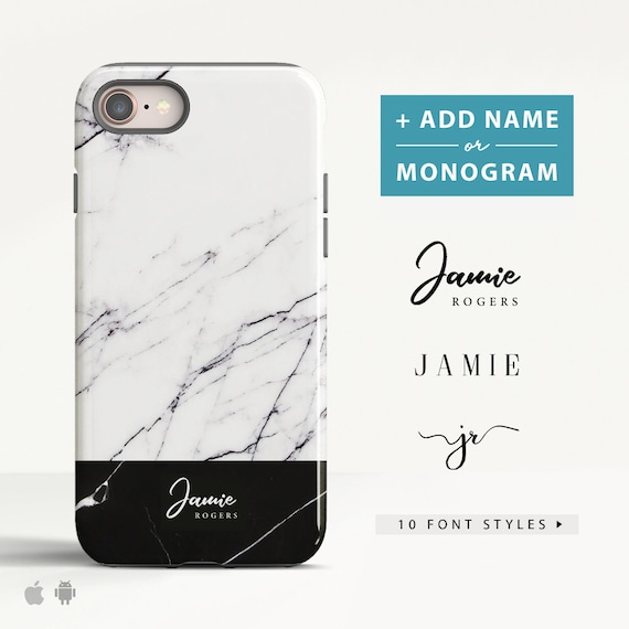 personalised iphone 8 plus case marble personalised iphone 8 plus case marble