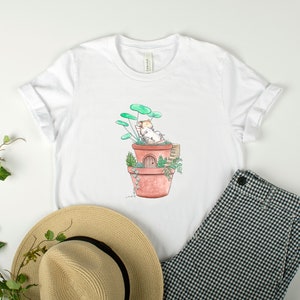 Garden Hamster T-Shirt - Hamster Lover Gift - Hamster Art - Cute Hamster - Hamster Mom Gift