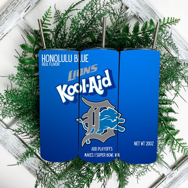 Nfl Detroit Lions Tumbler Wrap Etsy