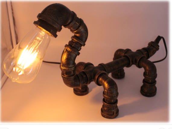 Gas Pipe Animal Lamp | Etsy