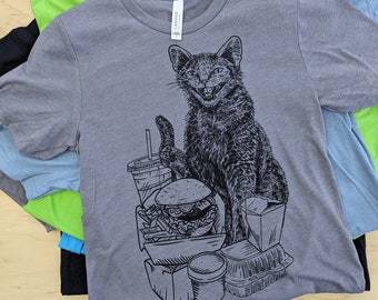 Fast Food Cat Tee