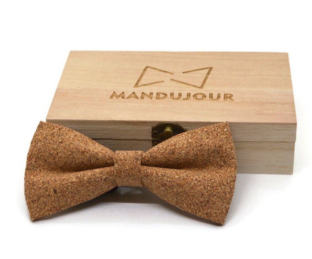 Sustainable Cork Butterfly Bow Tie