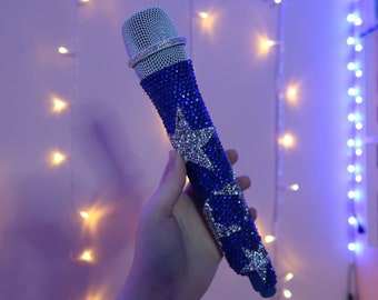 Midnights Rhinestone Mic | Swiftie Prop Microphone