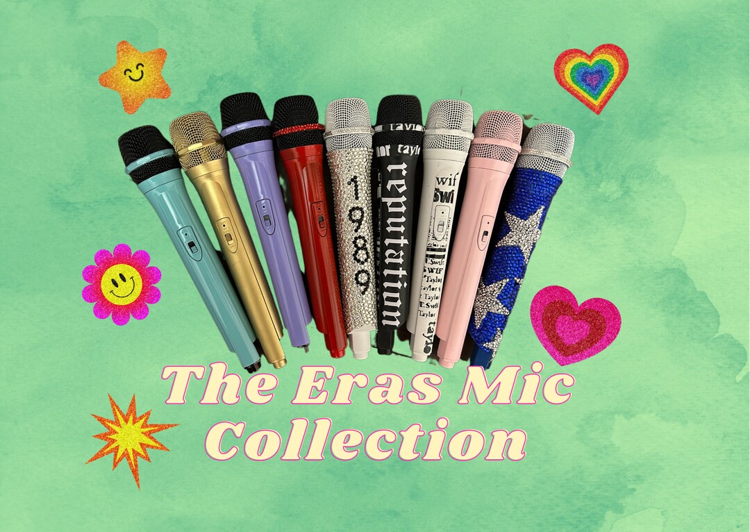 The Eras Tour Mic Taylor Swift Prop Microphones Speak Now Etsy UK