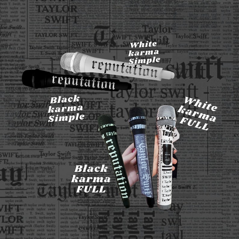 The Eras Tour Mic Swiftie Prop Microphones Stadium Tour Etsy