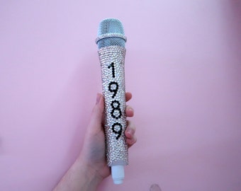 1989 World Tour Rhinestone Mic | Swiftie Prop Microphone