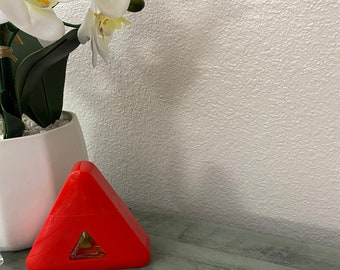 Vintage Liz Claiborne Red Triangle Eau De Perfume 1oz