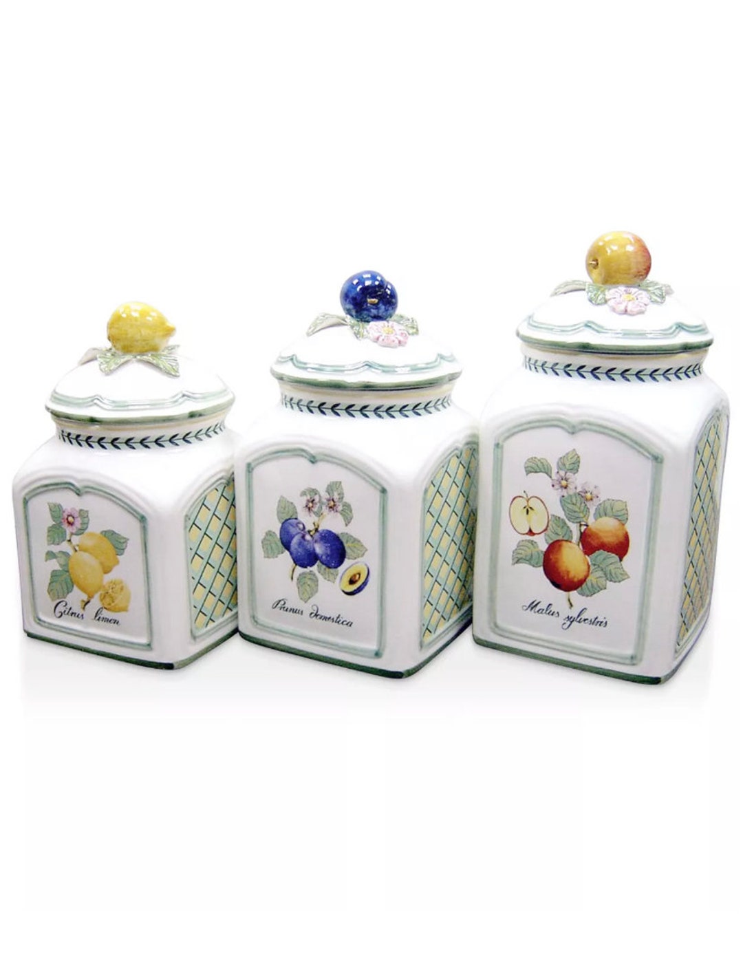 Villeroy & Boch 3 Piece French Country Canister Set Etsy