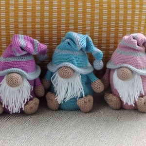 Crochet Musical Gnome Pattern, Amigurumi Nursery Gnome, Musical Toy, Instant download, softies, English PDF,