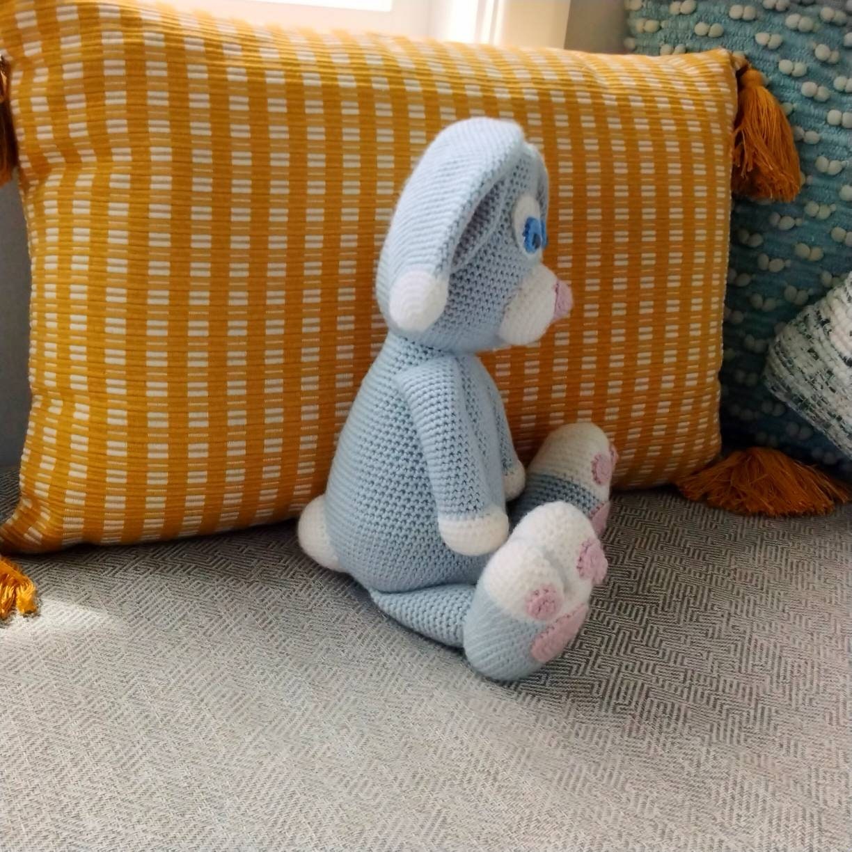 Large Crochet Toy Rabbit Pattern - Alex the Bunny Amigurumi PDF ...