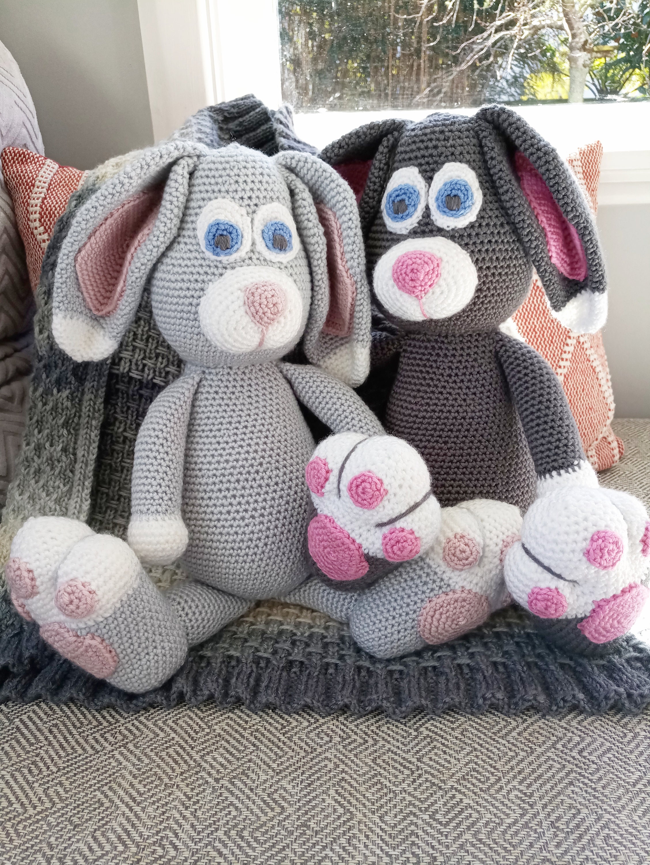 Large Crochet Toy Rabbit Pattern - Alex the Bunny Amigurumi PDF ...