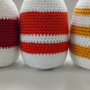 Crochet Pattern Bowling Game, Kids Bowling Set, ideal gift for first birthday, play and learn. English Amigurumi PDF Pattern. image 9