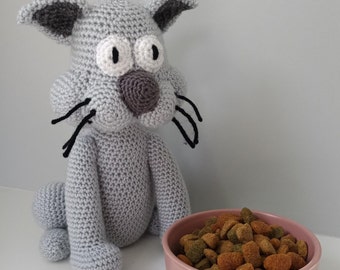 Crochet Cat Toy Pattern English PDF, Create Adorable Realistic Feline Friends With This Amigurumi Tutorial, Instant Download, Pattern Only