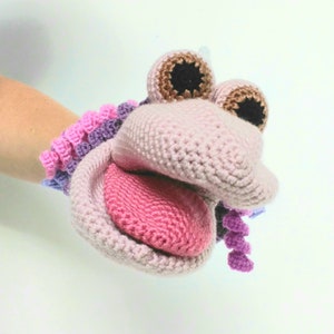 Crochet Pattern for a Unicorn Hand Puppet, Amigurumi Puppet pattern,  Instant download, plushie pattern,  English PDF, free shipping