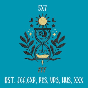 Chiffres angéliques 111 à 999, fichier de broderie numérique robes PES, JEF, DST, VP3