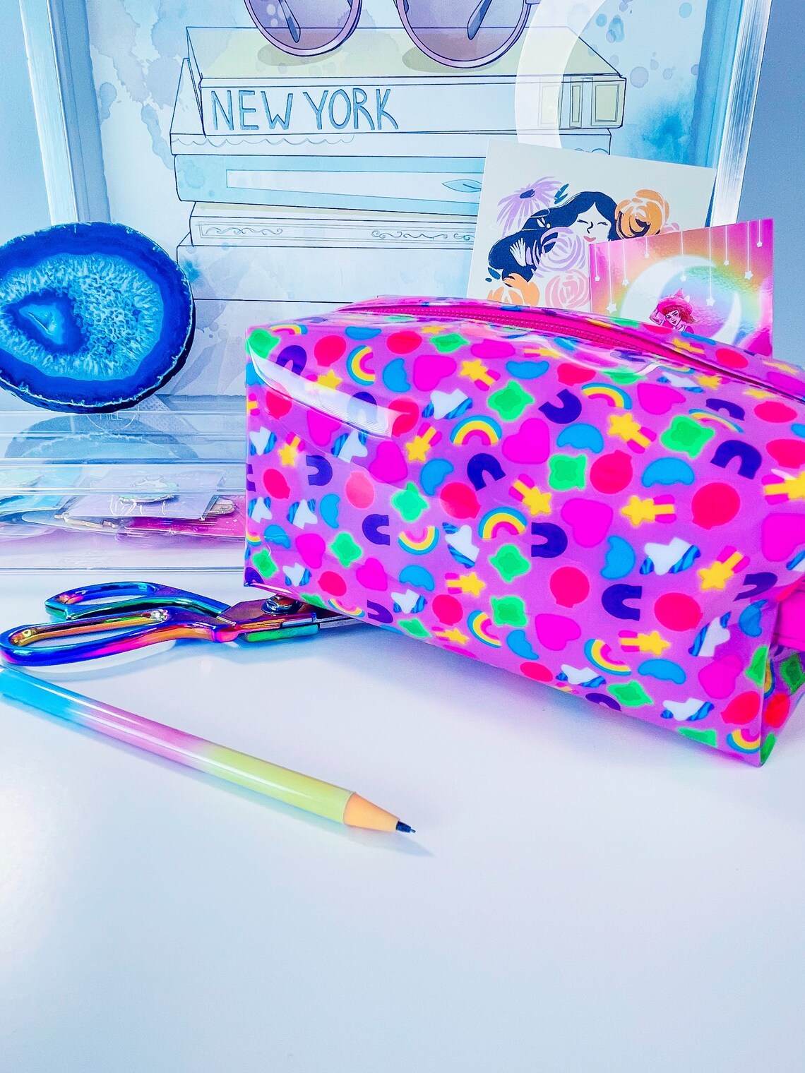 Cute Luckiest Charms Cosmetic bag Makeup Bag LuckyCharms  Etsy