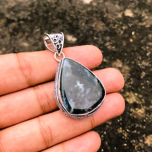 Moss Agate Pendant, Natural Moss Agate Pendant, Moss Agate Jewelry, Moss Agate Necklace, Moss Agate Handmade Jewelry Gift for her