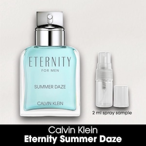 Eternity Summer Daze by Calvin Klein • 2ml Glass Spray Sample • Decant • Tester • Men&#39;s Eau de Toilette