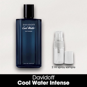 Cool Water Intense by Davidoff • 2ml Glass Spray Sample • Decant • Men&#39;s Eau de Parfum
