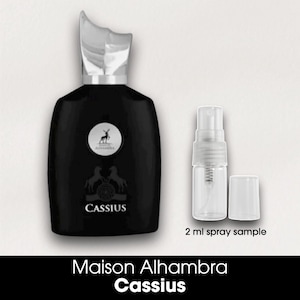 Cassius by Maison Alhambra • 2ml Glass Spray Sample • Decant • Tester • Men&#39;s Eau de Parfum