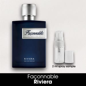 Riveria by Façonnable • 2ml Glass Spray Sample • Decant • Men&#39;s Eau de Toilette