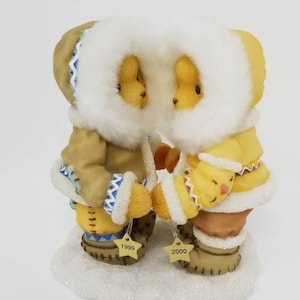 Cherished Teddies: Norbit and Nyla Eskimo Bears Figurine