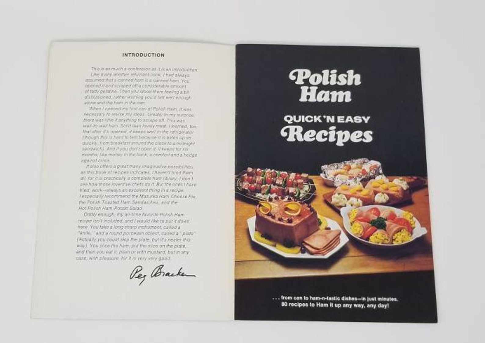Polish Ham Quick 'N Easy Recipes Intro by Peg Bracken © Etsy Italia