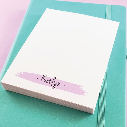 Personalized Notepad Custom Notepad Personalized Stationery | Etsy