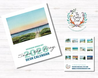 2026 Seas the Day Beach Desk Calendar