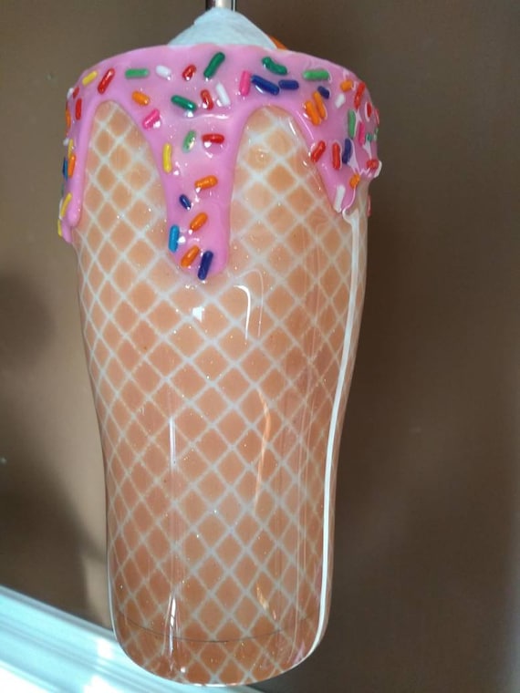 20oz ice cream cone tumbler Etsy