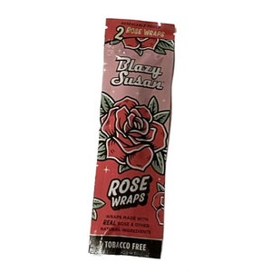 Blazy Susan Rose Petal Blunt Wraps - Luxury Floral Infused
