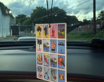Loteria novelty car freshener
