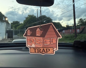 Trap house novelty car freshener