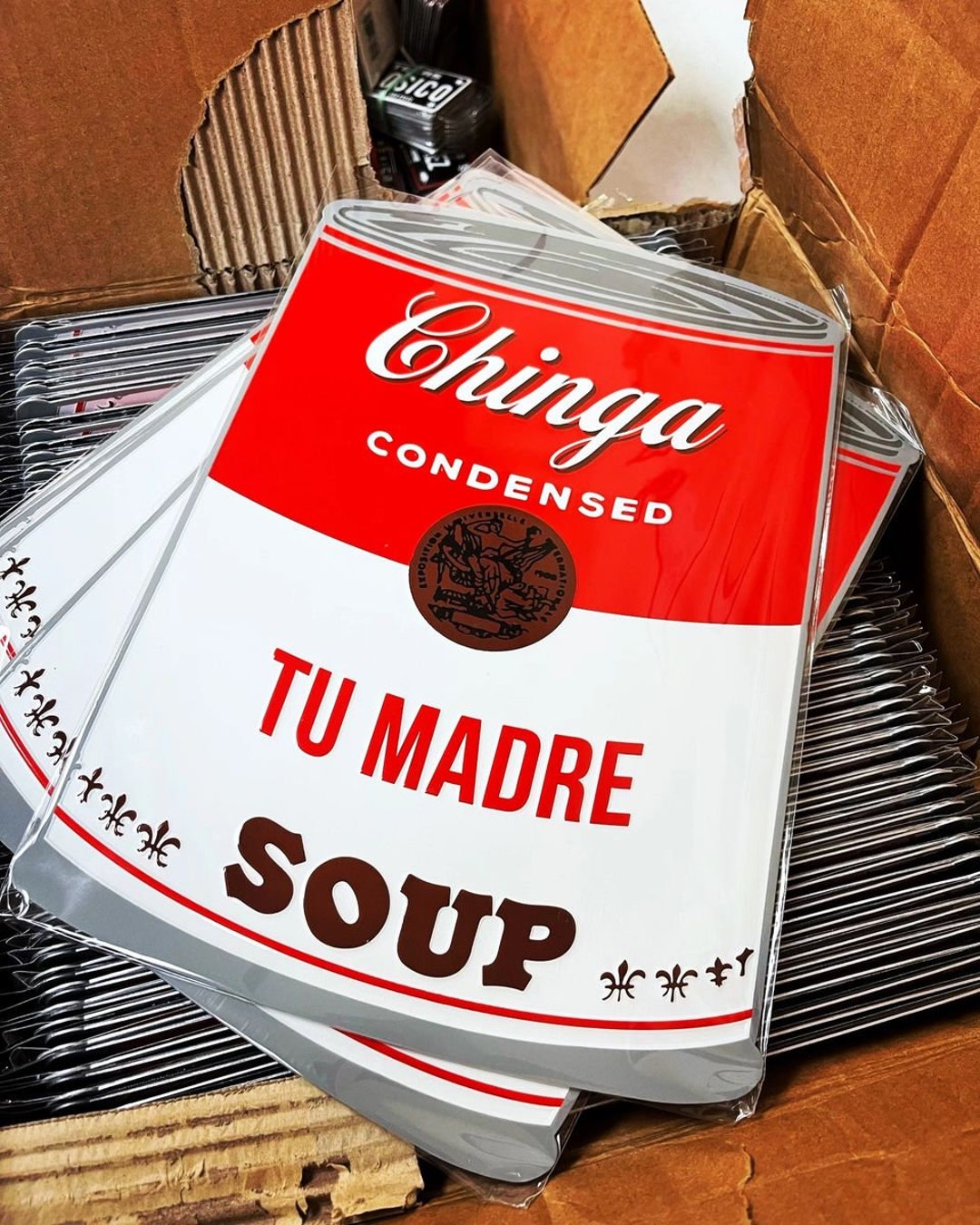 Chinga Tu Madre Tin Sign Etsy