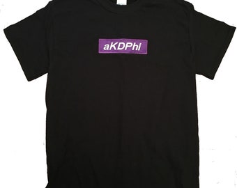 aKDPhi box logo tshirt | hoodie | crewneck