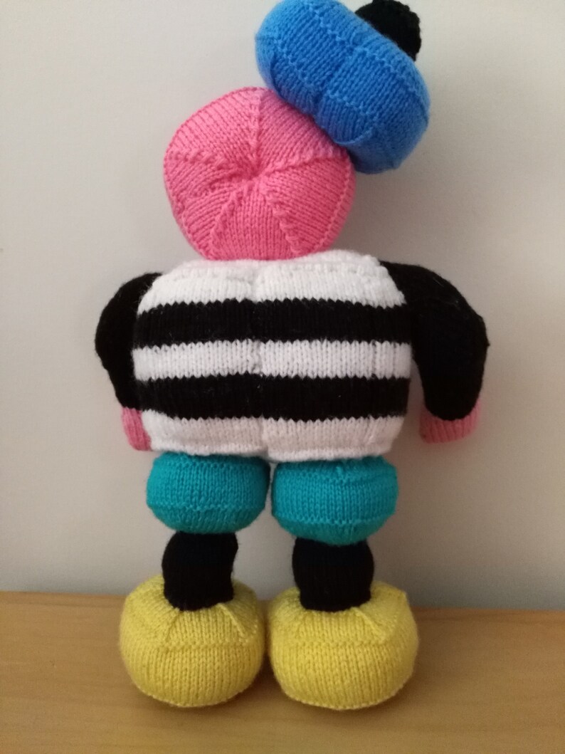 Hand Knitted BERTIE BASSETT Licorice Allsorts Man 16 Etsy