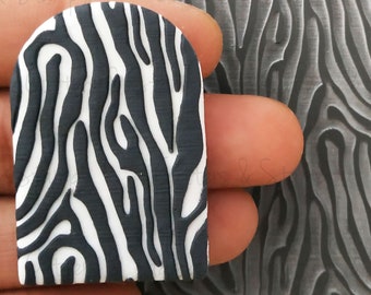 ZEBRA SKIN Texture Mat for Polymer clay | Clay pattern stamps | Textures for Clay imprints | Polymer clay texture |