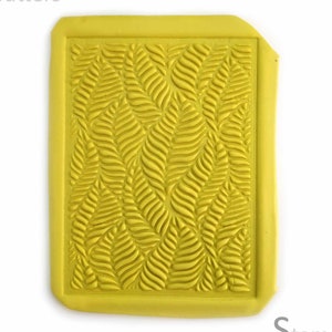 Rippled Leaf Pattern Texture Tile | Texture Stamp | Textures for Clay imprints | Polymer clay texture |