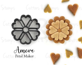 PETAL MAKER - Amore Cutter for Polymer Clay Creations | DIY Craft tools | Cutters for Charms | Cutters for Earrings