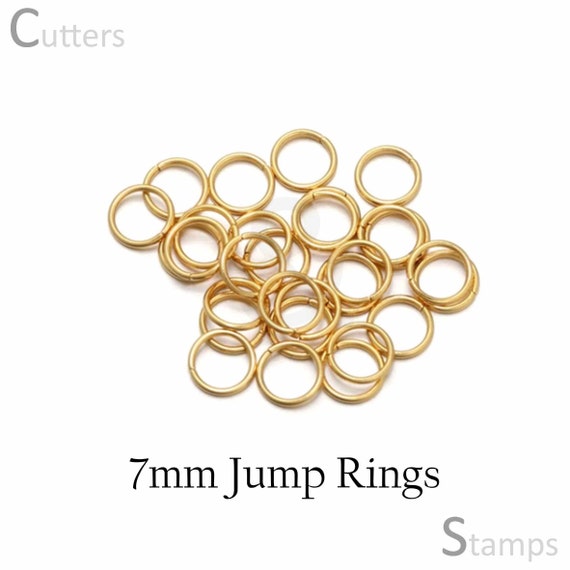 7mm Jump Rings 200pcs Stainless Steel Jump Rings for Jewelry