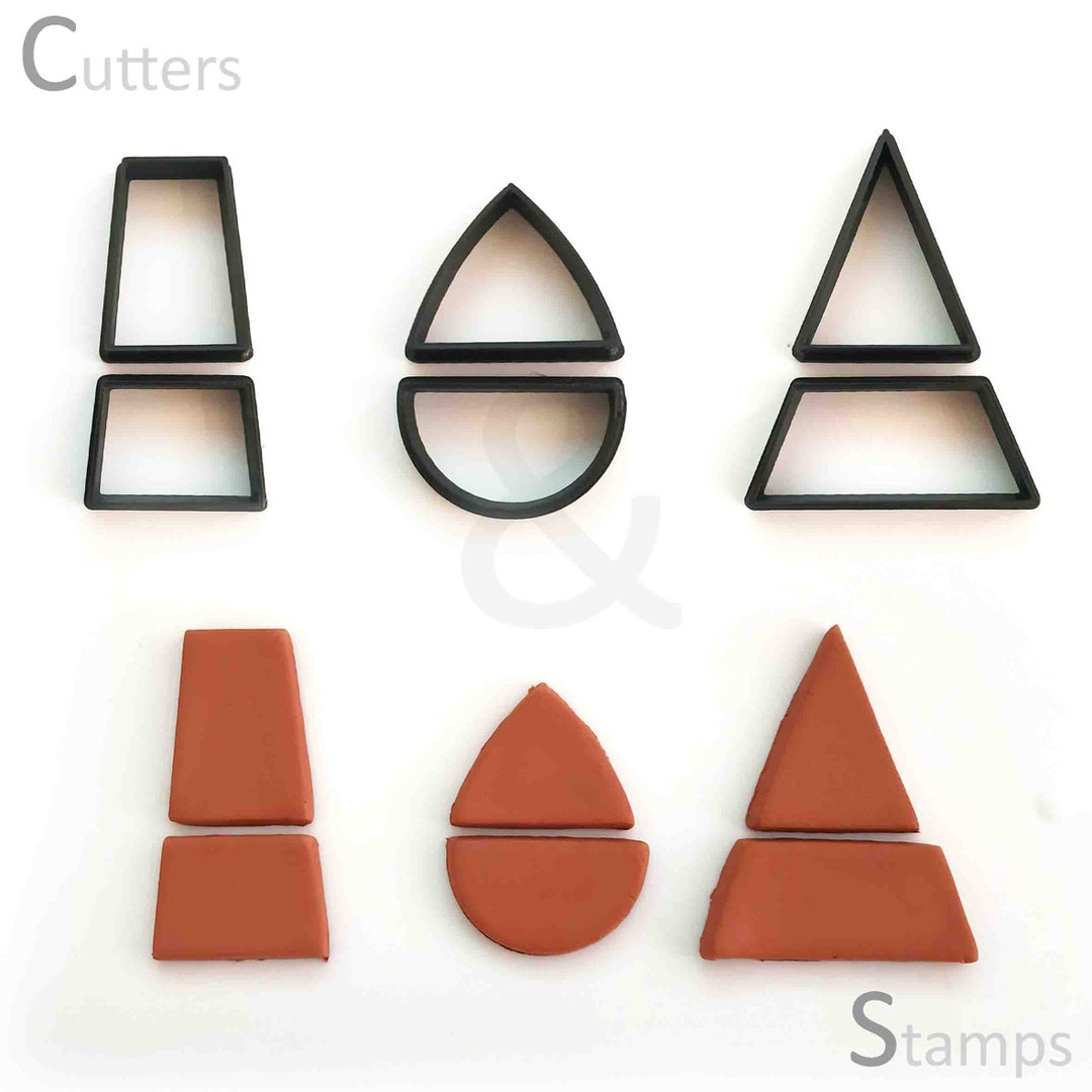 Set Clay Cutter Pack of 6 Polymer Clay Cutter Set Shape Cutter Unique