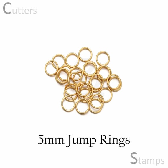 5mm Jump Rings 200pcs Stainless Steel Jump Rings for Jewelry Making Earring  Findings 