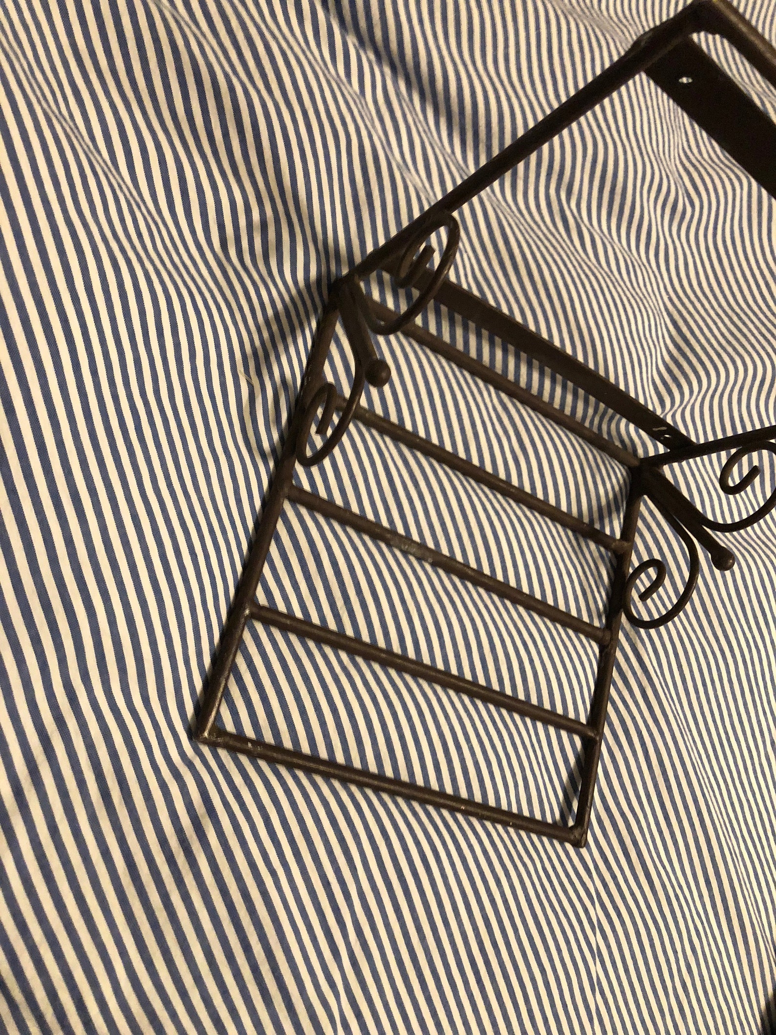 Wrought Iron Hanging Shelf Etsy